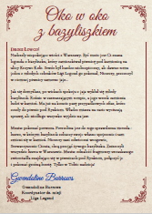 oko w oko z bazyliszkiem