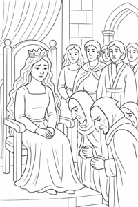 legendy krakowskie do kolorowania: księżniczka wanda